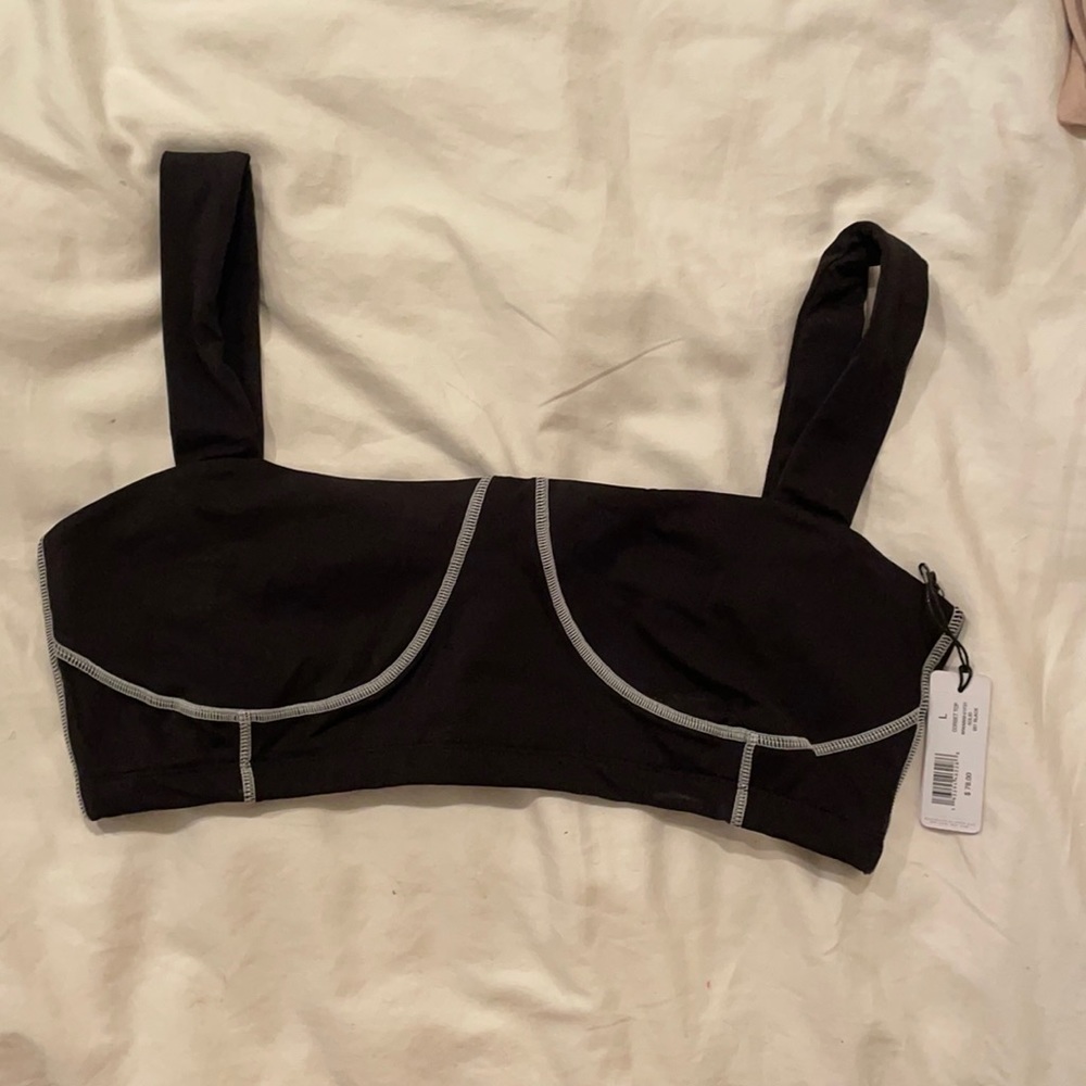WEWOREWHAT corset sports bra